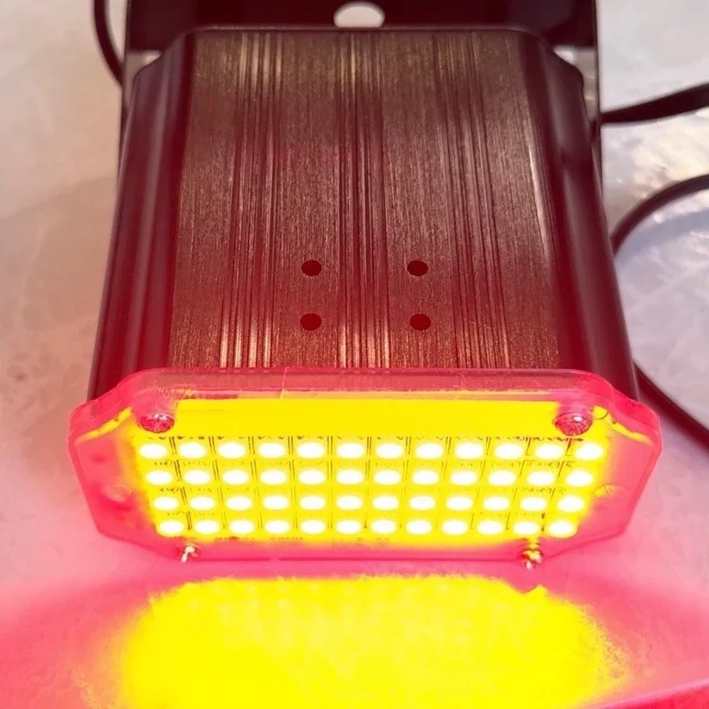 LED Strobe Light Stage Party DJ Black 48 LED Multi-Color Adjustable Speed Rave